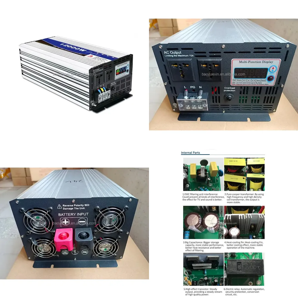 Ups Inverter 3Kva - Inversor de Corriente Industrial de Onda