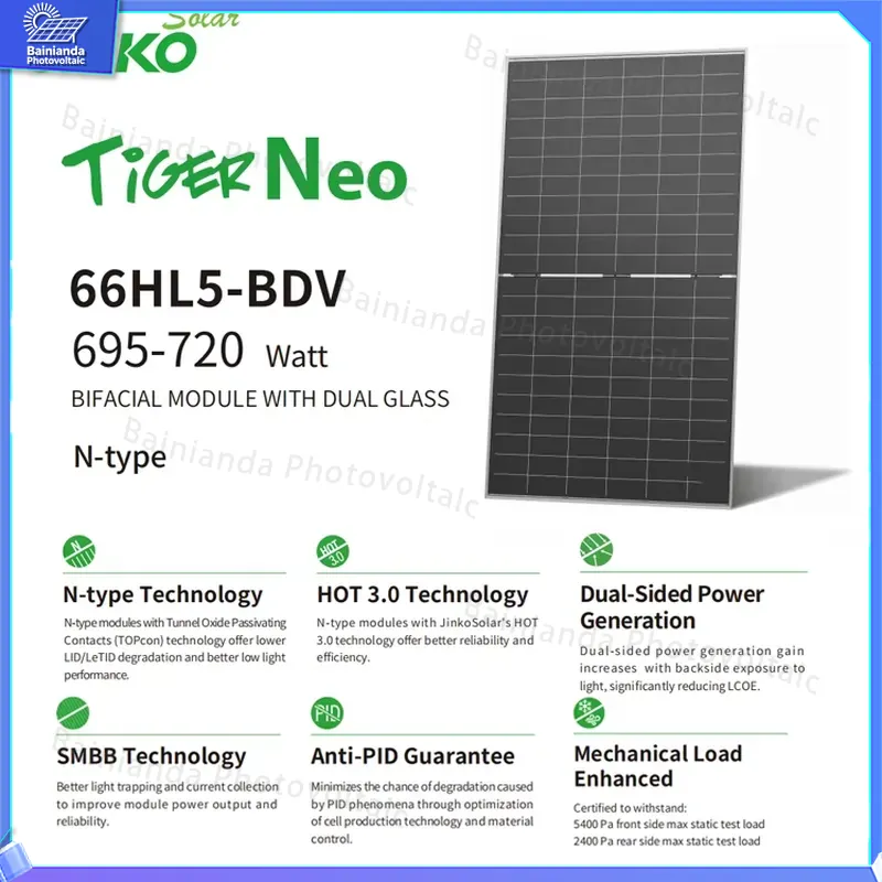Jinko Solar Panel N-Type - Panel Solar de Alta Eficiencia Jinko