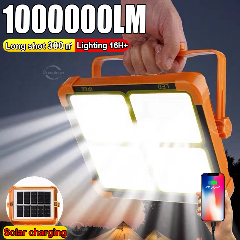 Renewable Energy Source - Linterna Solar recargable para acampada, Banco