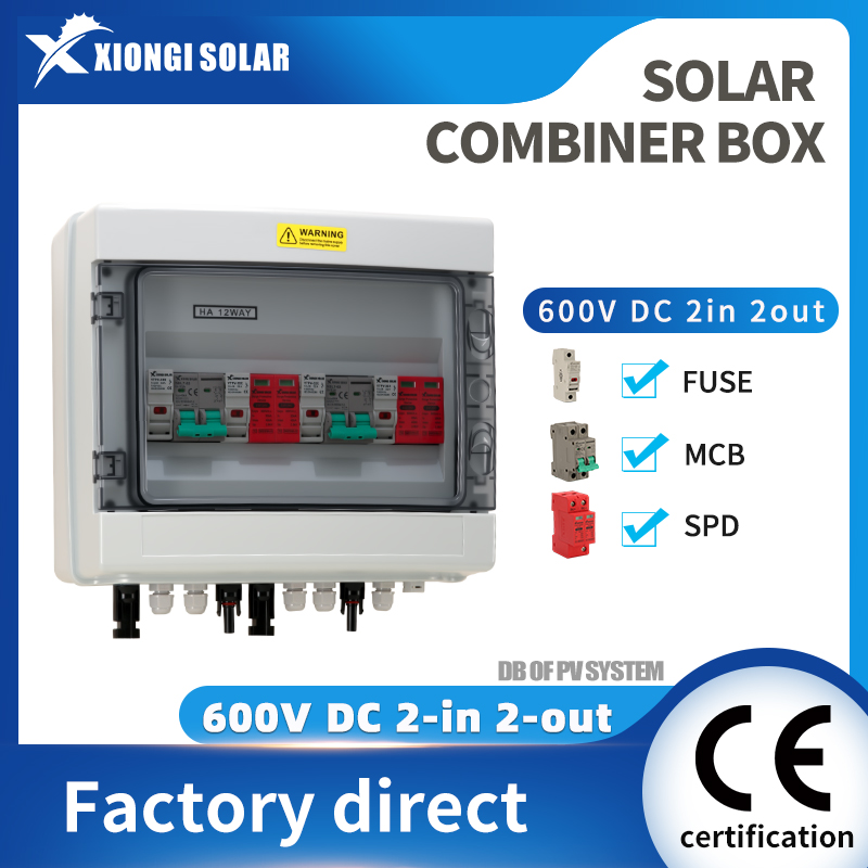 Solar Combiner Box - XIONGISOLAR Caja combinadora fotovoltaica de 600