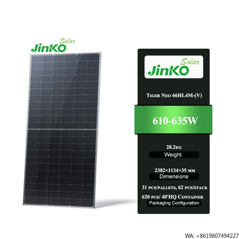 Jinko Solar Panel N-Type - Panel Solar Monofacial Jinko Tiger Neo