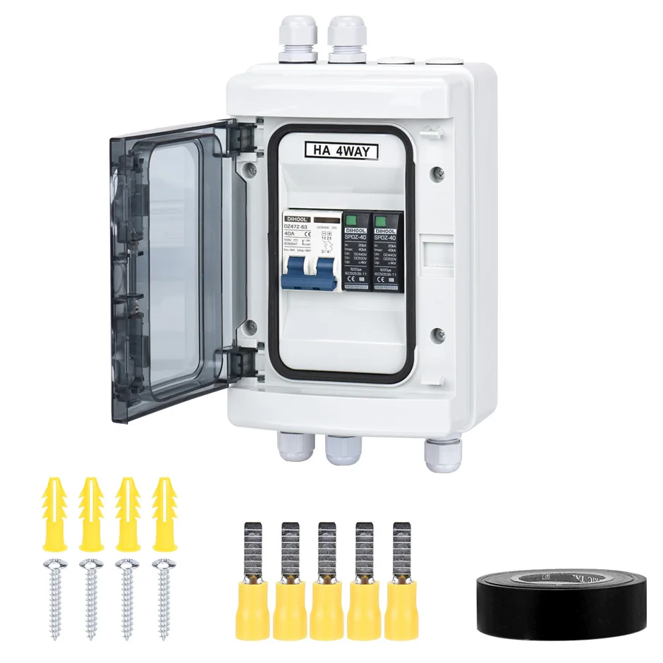 Solar Combiner Box - Interruptor de desconexión de CC solar