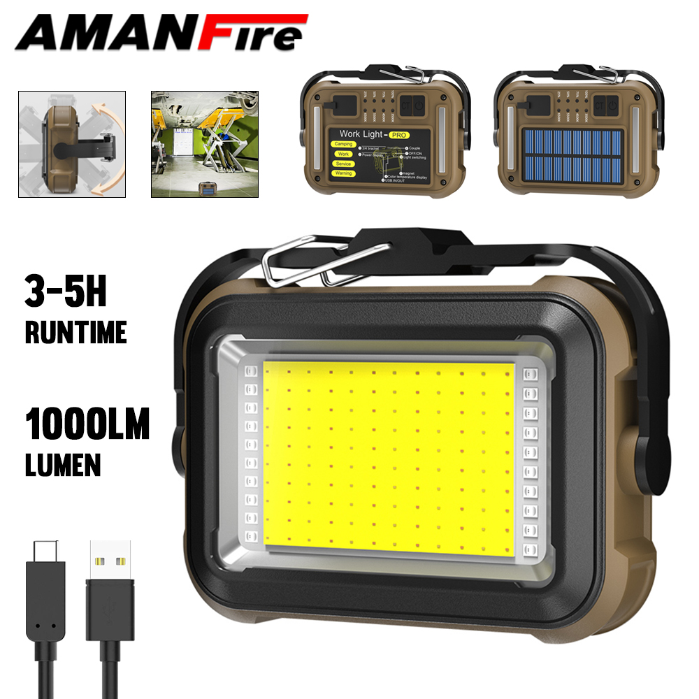 Renewable Energy Source - Amanfire TZD-03 Luz de trabajo 1000LM