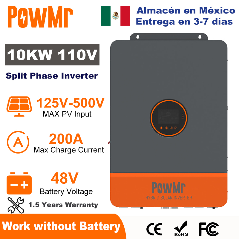 Flexible Solar Panel - PowMr 10KW inversor de fase dividida