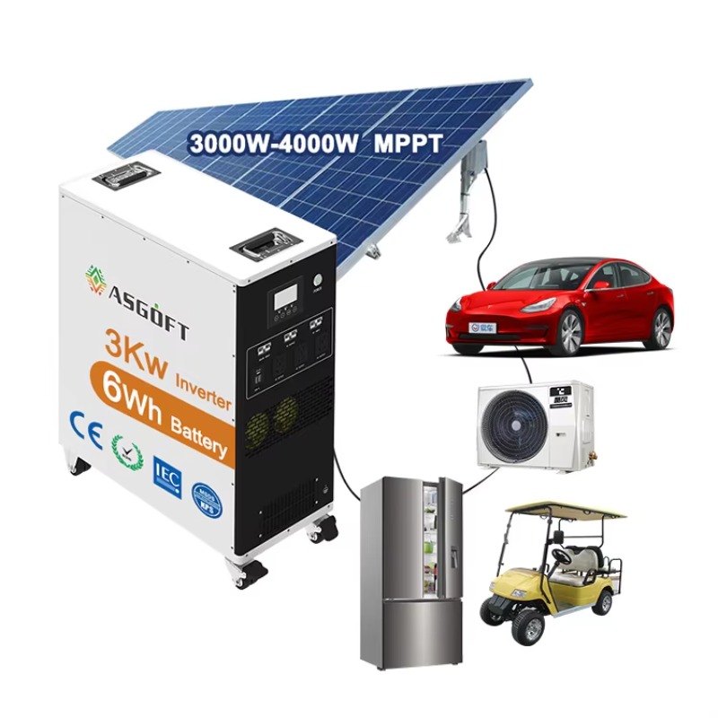 6kwh al aire libre todo en uno - Hybrid Solar Inverter reseña y precio
