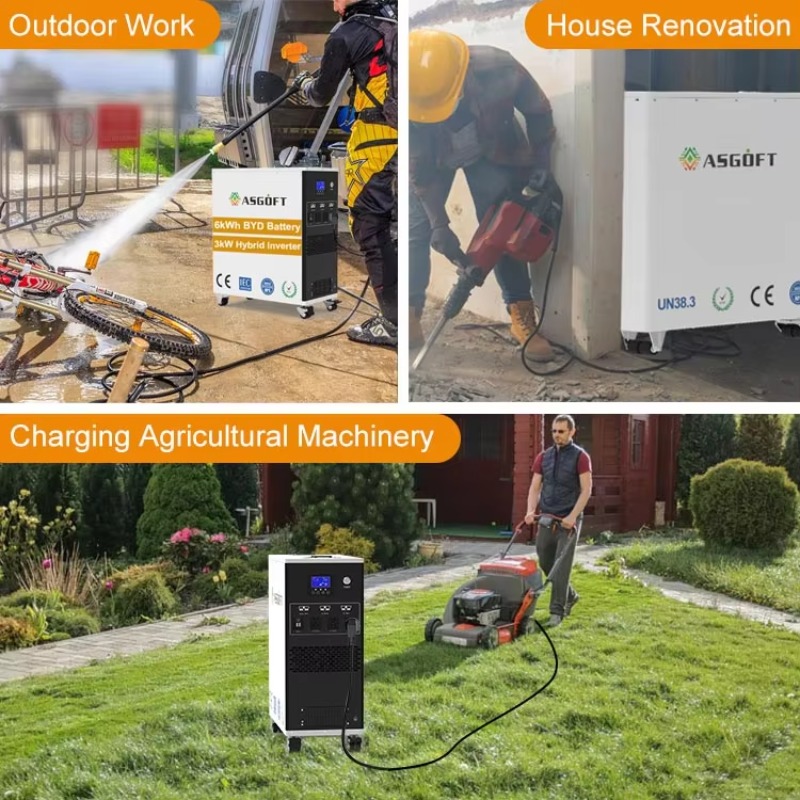 6kwh al aire libre todo en uno - Hybrid Solar Inverter reseña y precio