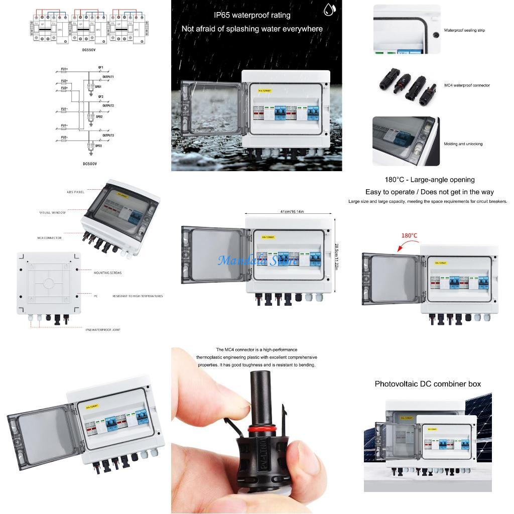 Caja distribución eléctrica im - Solar Combiner Box reseña y precio