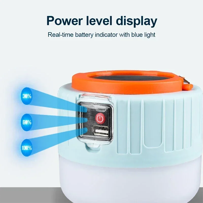 Luz LED Solar para acampar, Ba - Renewable Energy Source reseña y precio