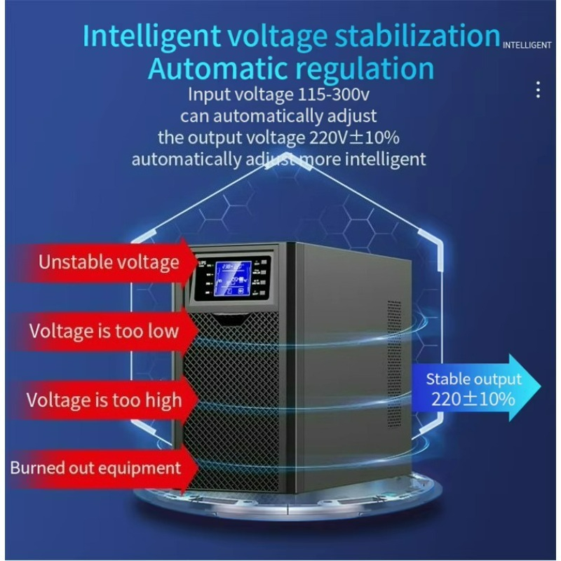 3KVA en línea UPS 3kw 2700w on - Ups Inverter 3Kva reseña y precio