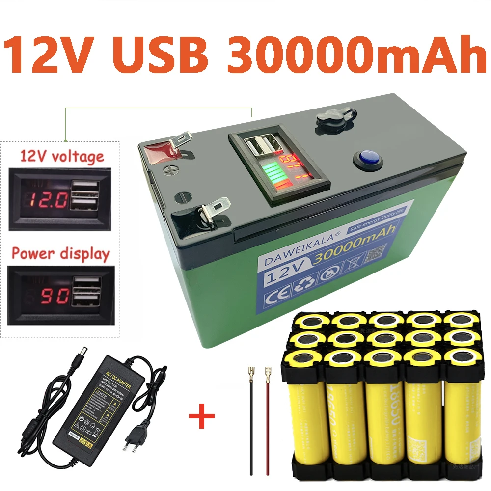 Batería de litio de 12V, 30Ah, - Renewable Energy Source reseña y precio