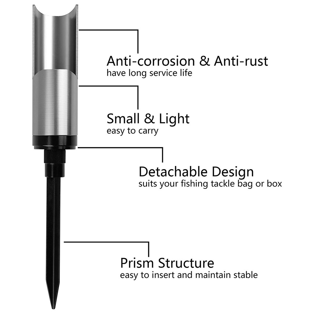 Soportes universales para caña - Earthing Grounding Rod reseña y precio