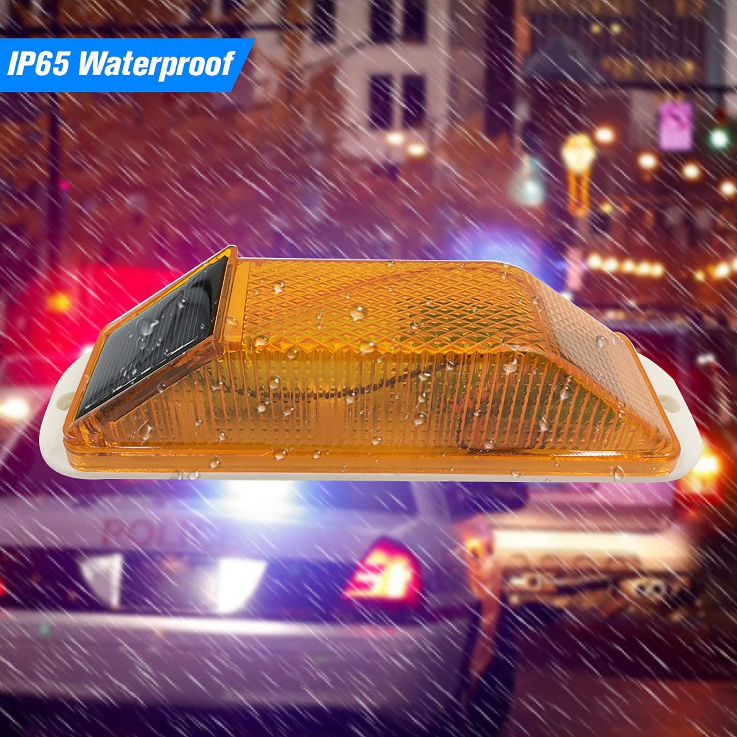 Lámpara LED de advertencia est - Renewable Energy Solar reseña y precio