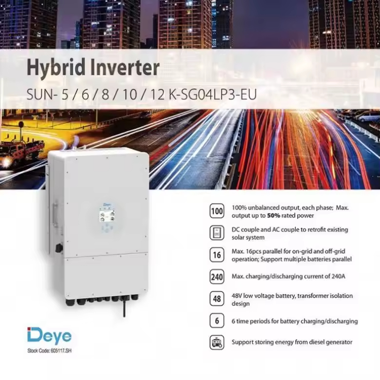 Inversor híbrido Solar de 10kw - Hybrid Solar Inverter reseña y precio
