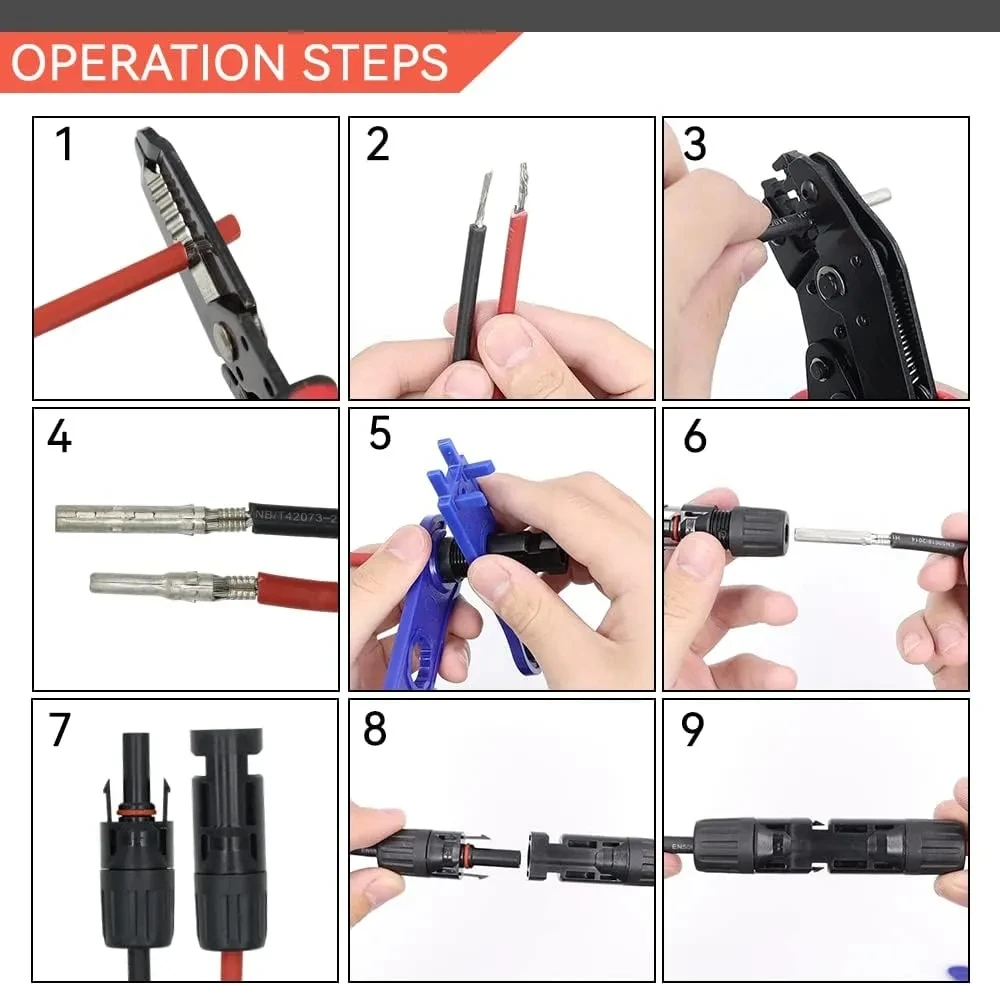 Kit de Conectores para Panel S - Solar Cable Mc4 Connector reseña y precio