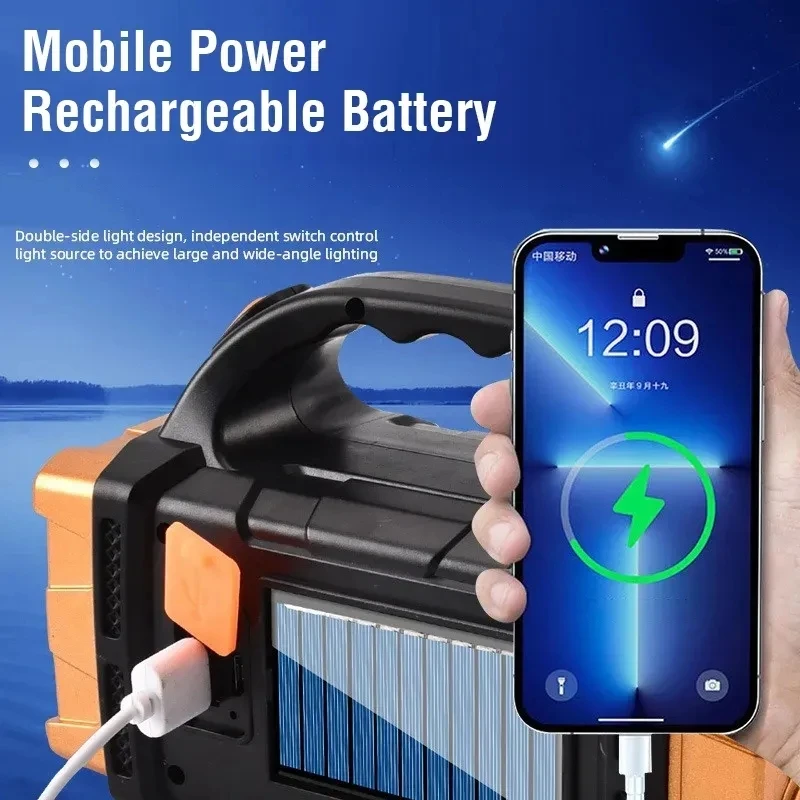Potente linterna recargable po - Renewable Energy Solar reseña y precio