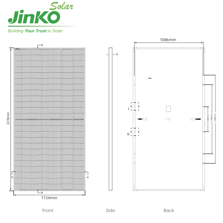 Módulo Pv tipo Jinko n 610 vat - Jinko Solar Panel N-Type reseña y precio