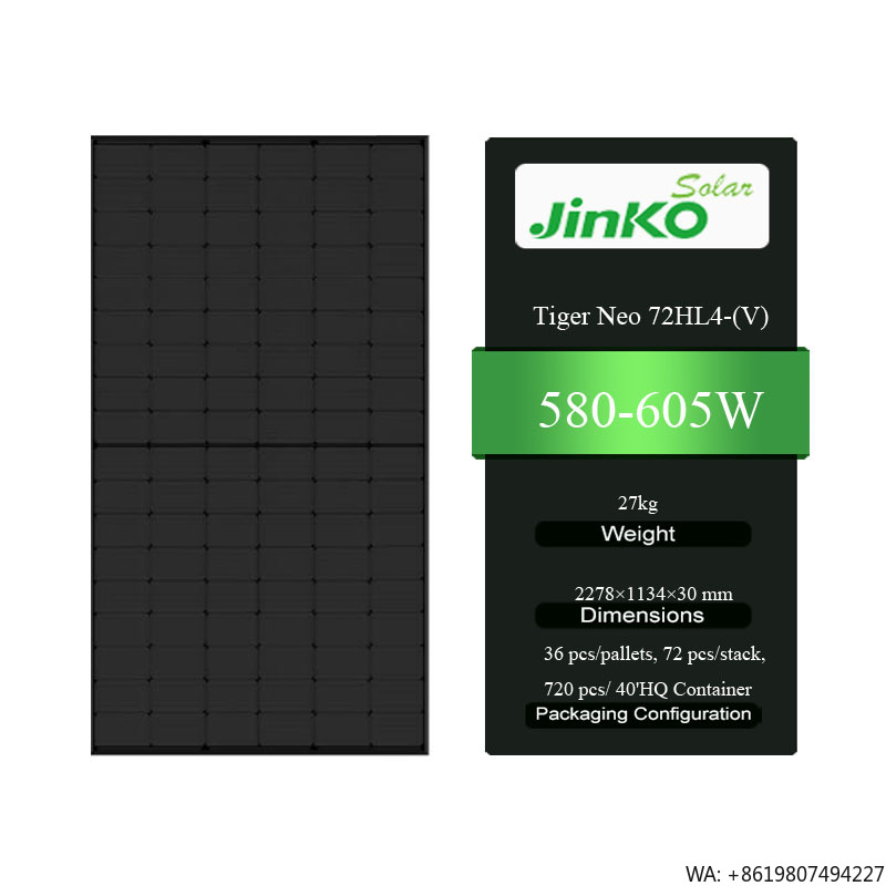 Panel Solar Jinko Tiger Neo 72 - Jinko Solar Panel N-Type reseña y precio