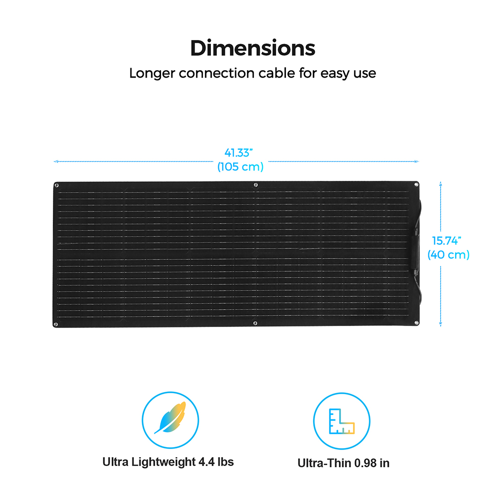 Panel solar flexible Tamaño de - Solar Combiner Box reseña y precio