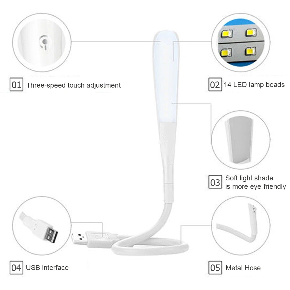 Miniluz LED USB portátil con S - Renewable Energy Book reseña y precio