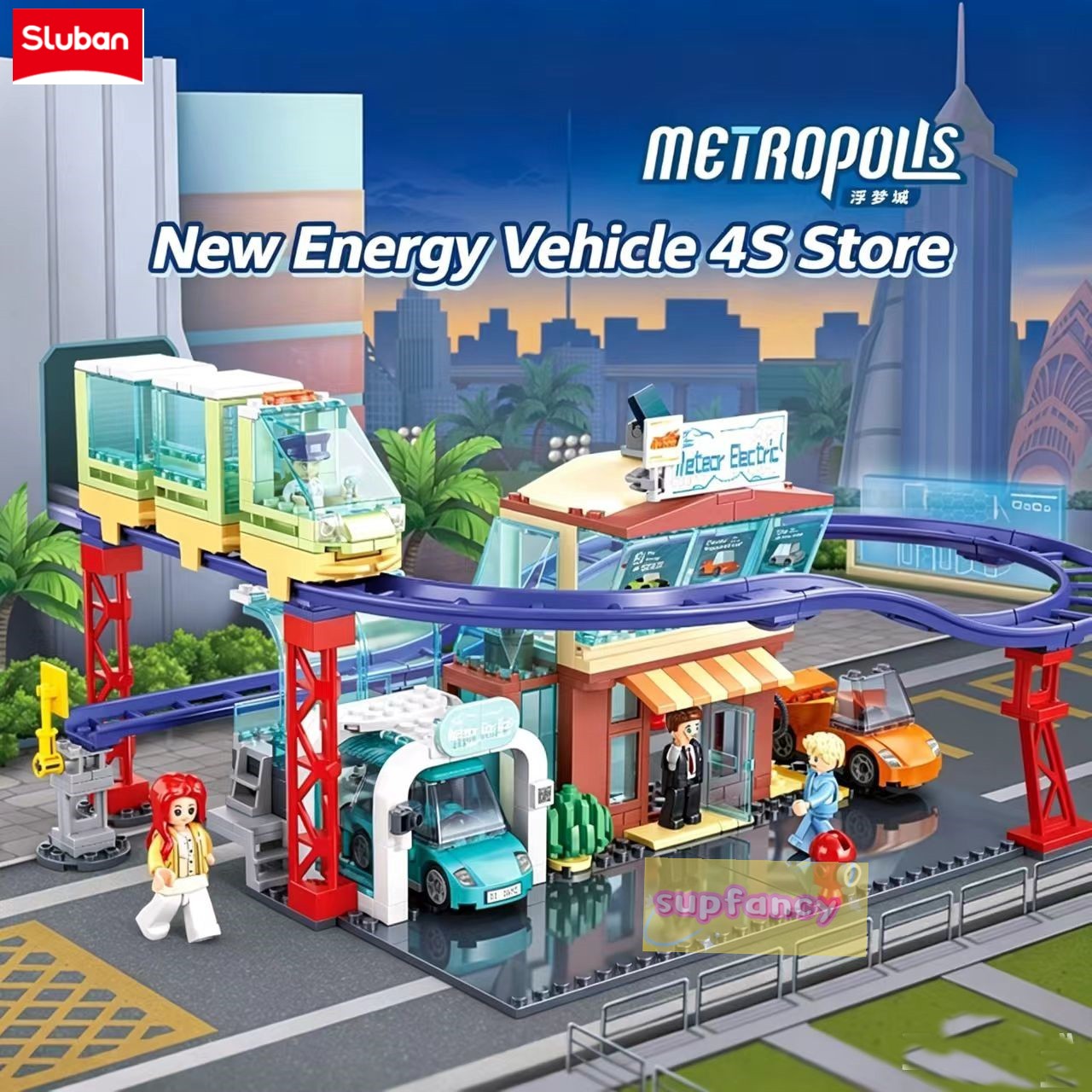 Sluban 379PCS City Street View - Renewable Energy Kids reseña y precio