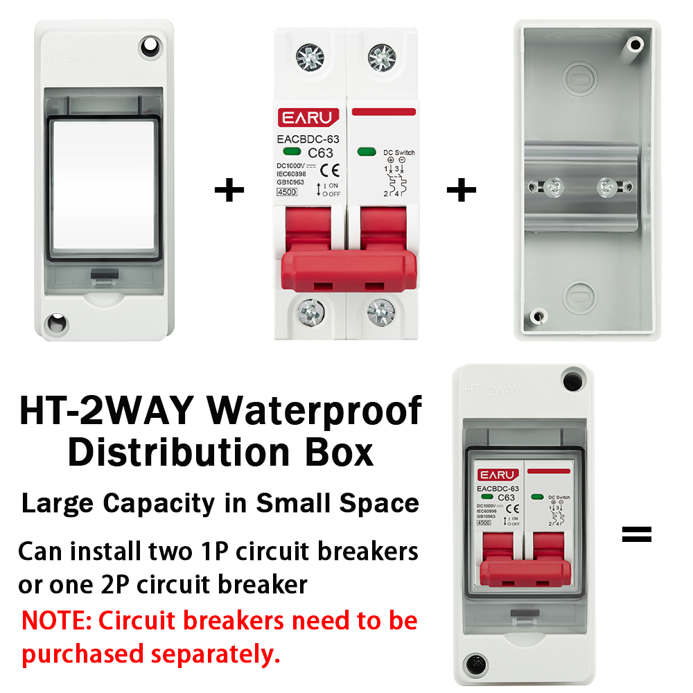 HT-2 IP65 caja de distribución - Solar Combiner Box reseña y precio