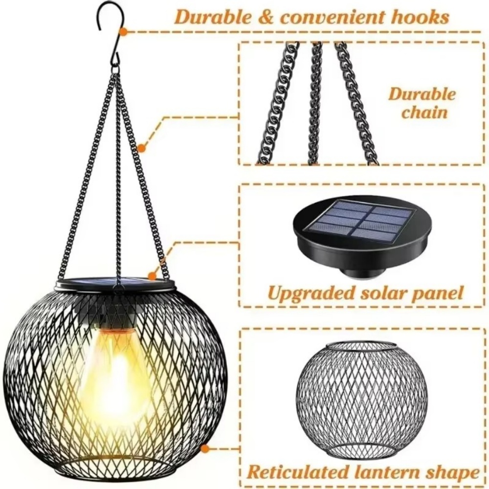 Lámpara Solar Esférica de Hier - Renewable Energy Solar reseña y precio